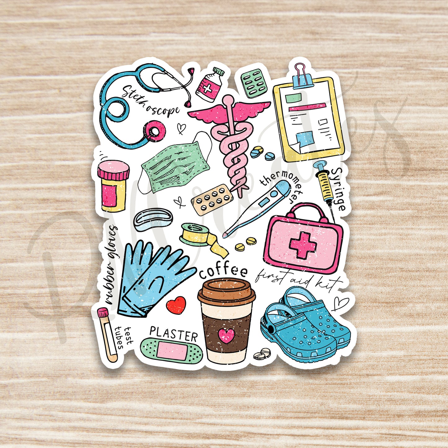 Nurse Sticker - RN Sticker - Nurse Gift - Decorative Sticker - Sticker