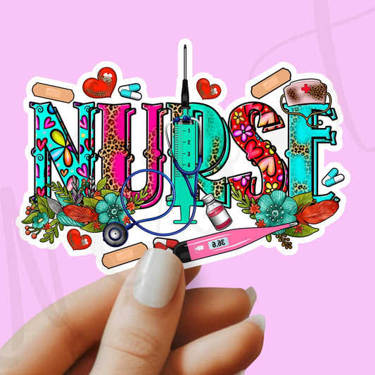 Nurse Sticker - RN Sticker - Nurse Gift - Decorative Sticker - Sticker