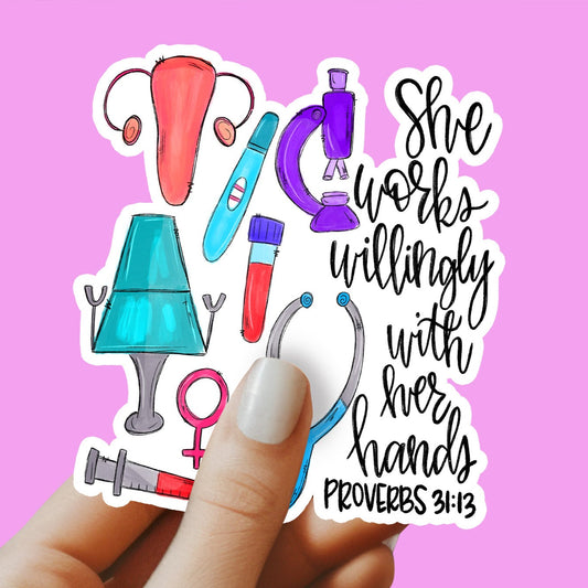 OB-Gyn Sticker - Decorative Sticker - Sticker