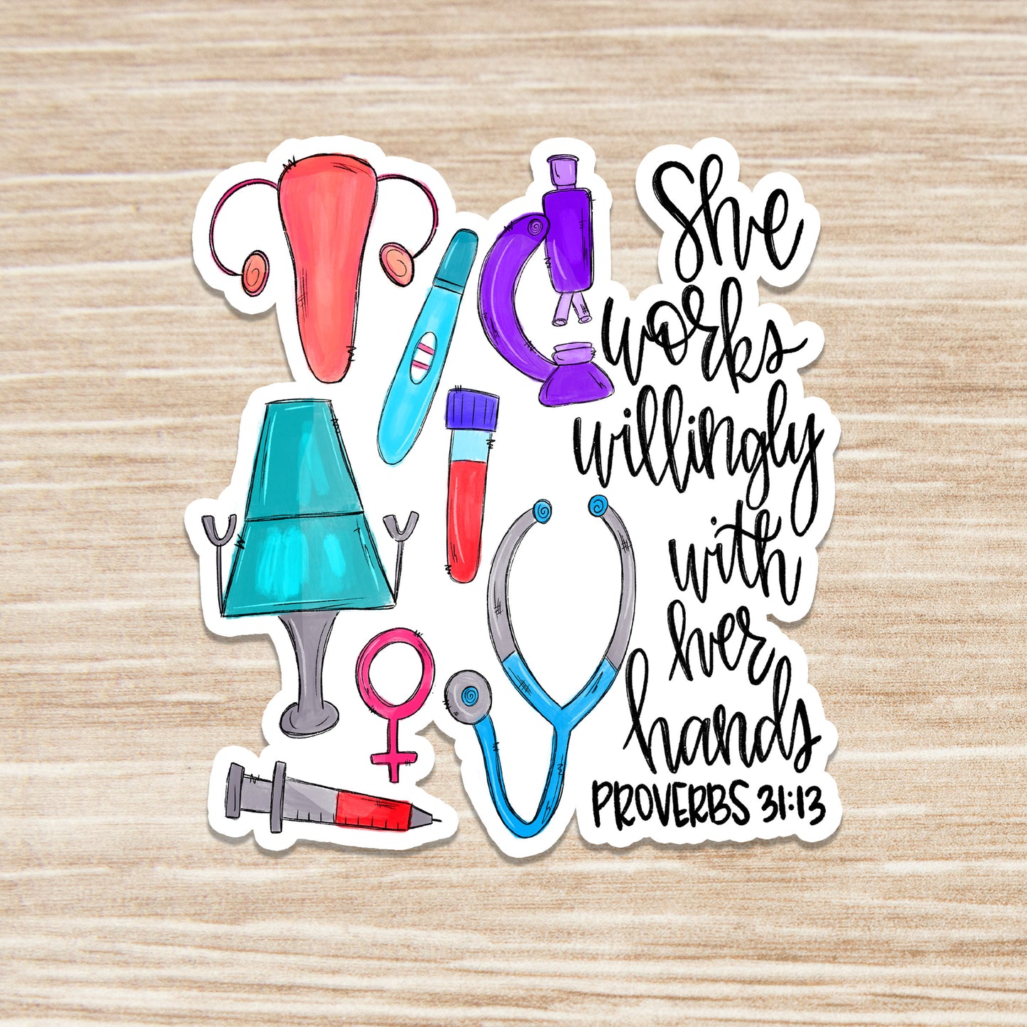 OB-Gyn Sticker - Decorative Sticker - Sticker