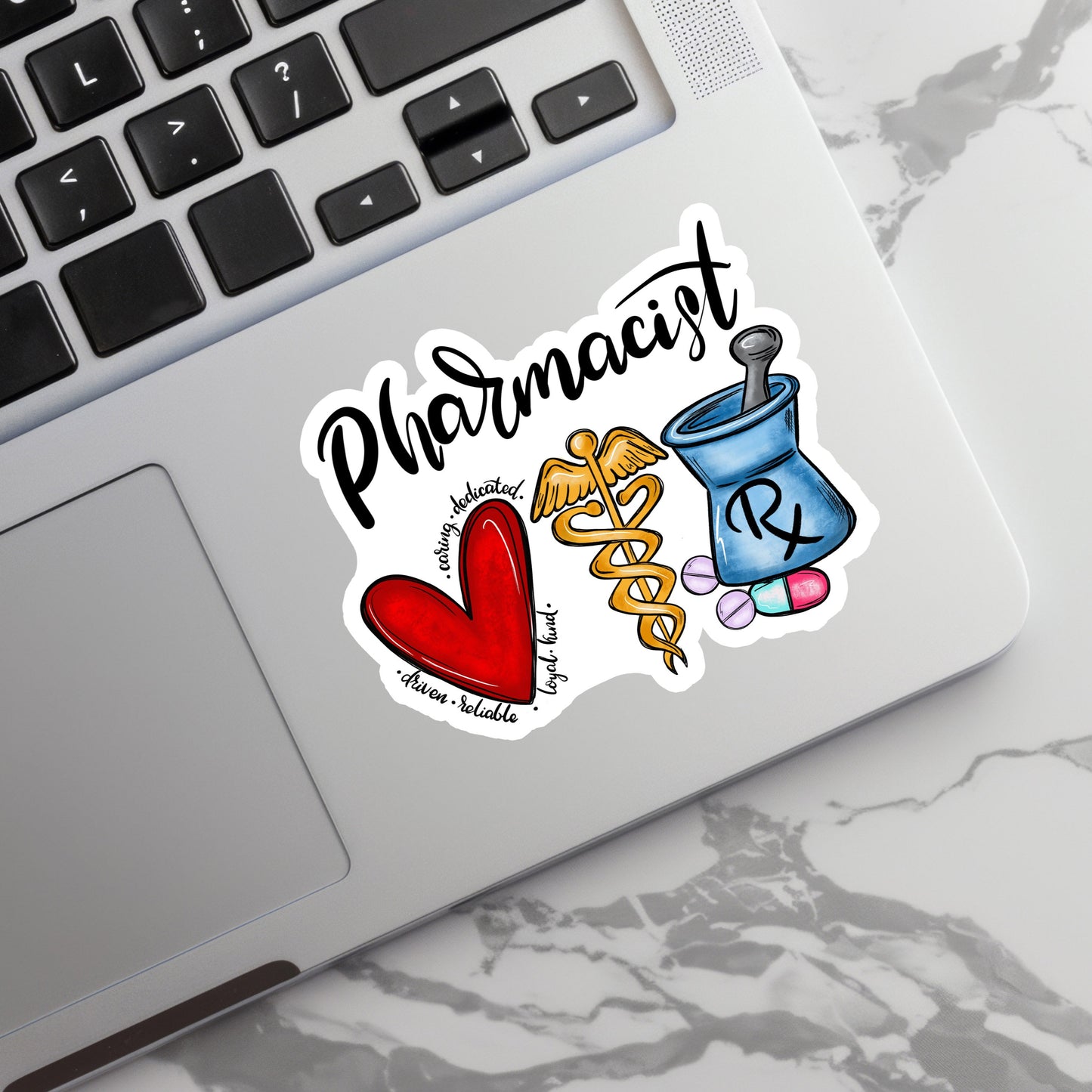 Pharmacist Sticker - Pharmacy Sticker - Pharmacy Tech Sticker - Decorative Sticker - Sticker