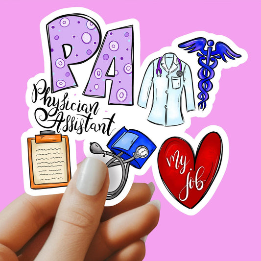 Physician Assistant Sticker - PA Sticker - Decorative Sticker - Sticker