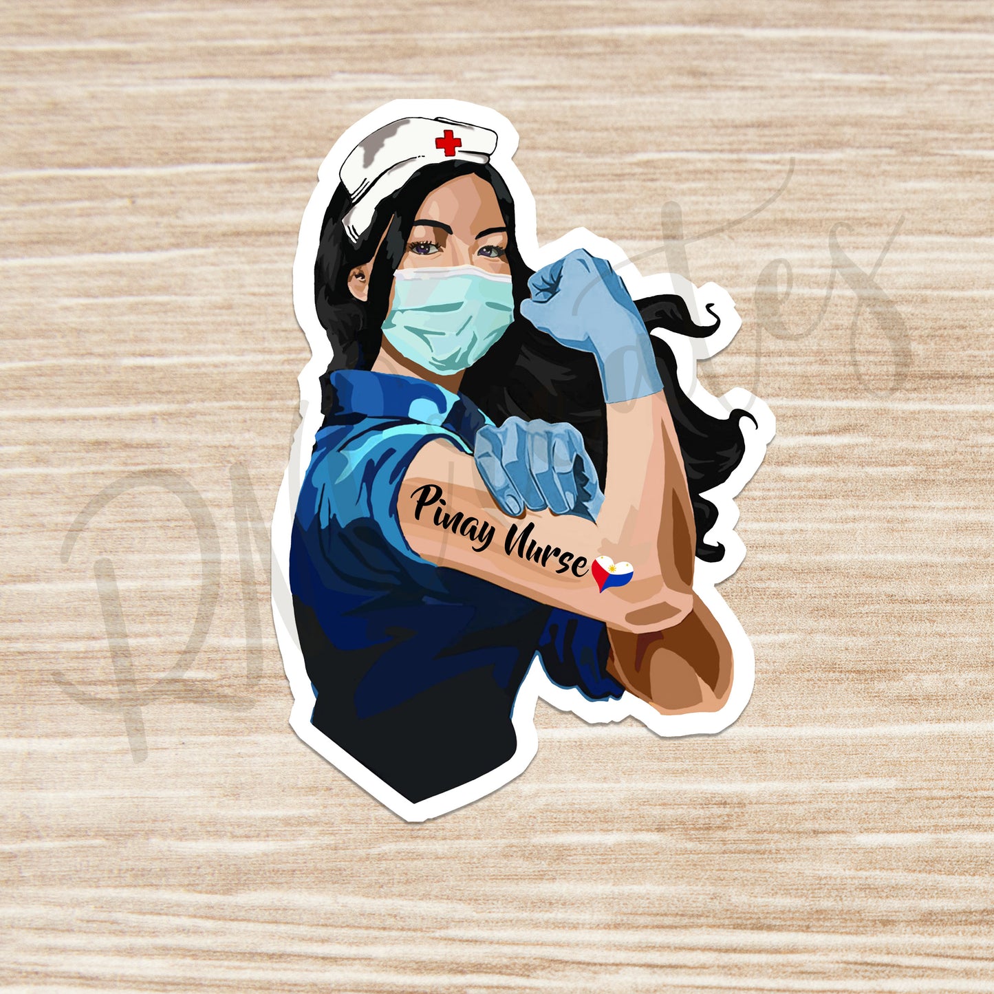 Pinay Nurse Sticker - Filipino Nurse Sticker - RN Sticker - Nurse Gift - Decorative Sticker - Sticker