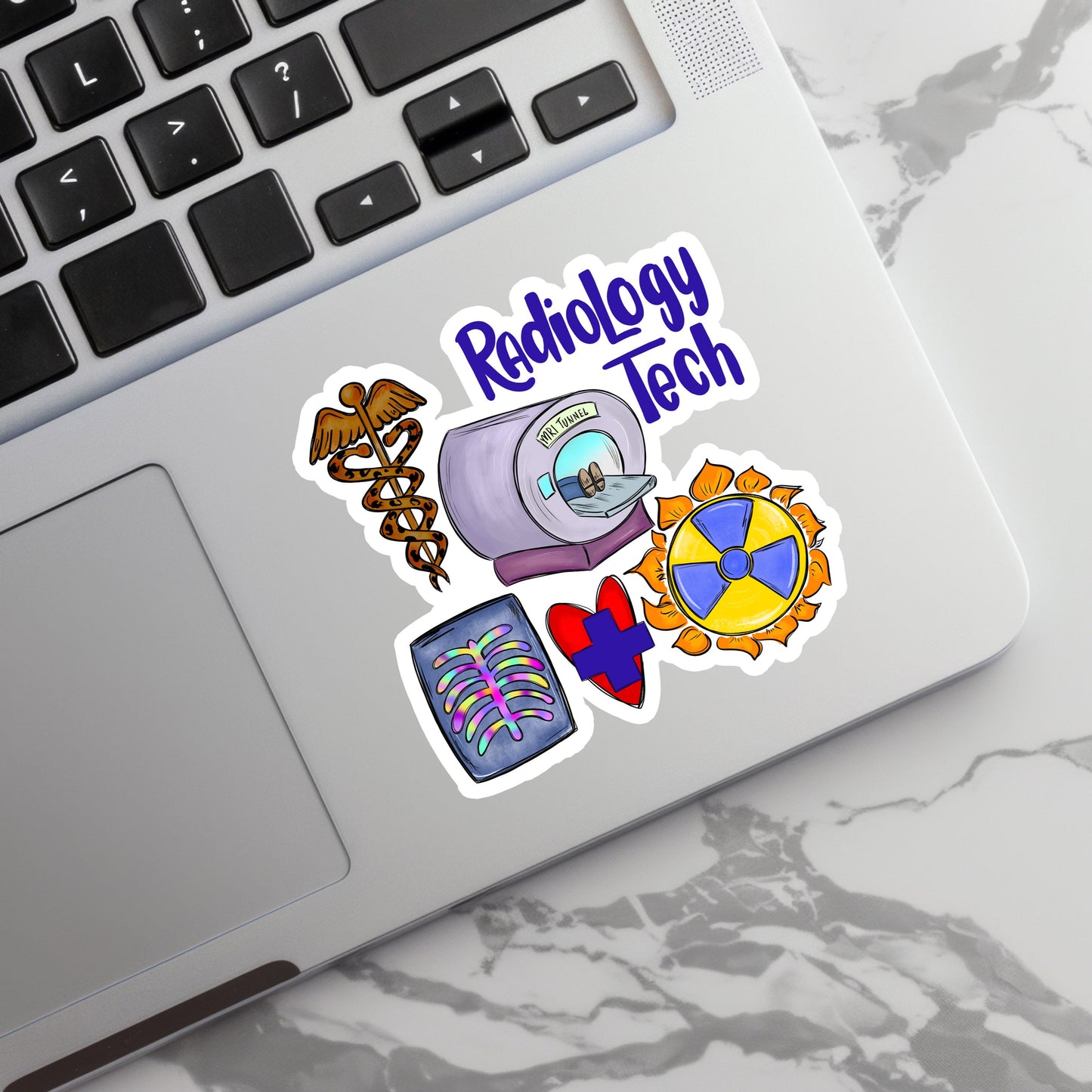 Radiology Tech Sticker - Xray Tech Sticker - Decorative Sticker - Sticker