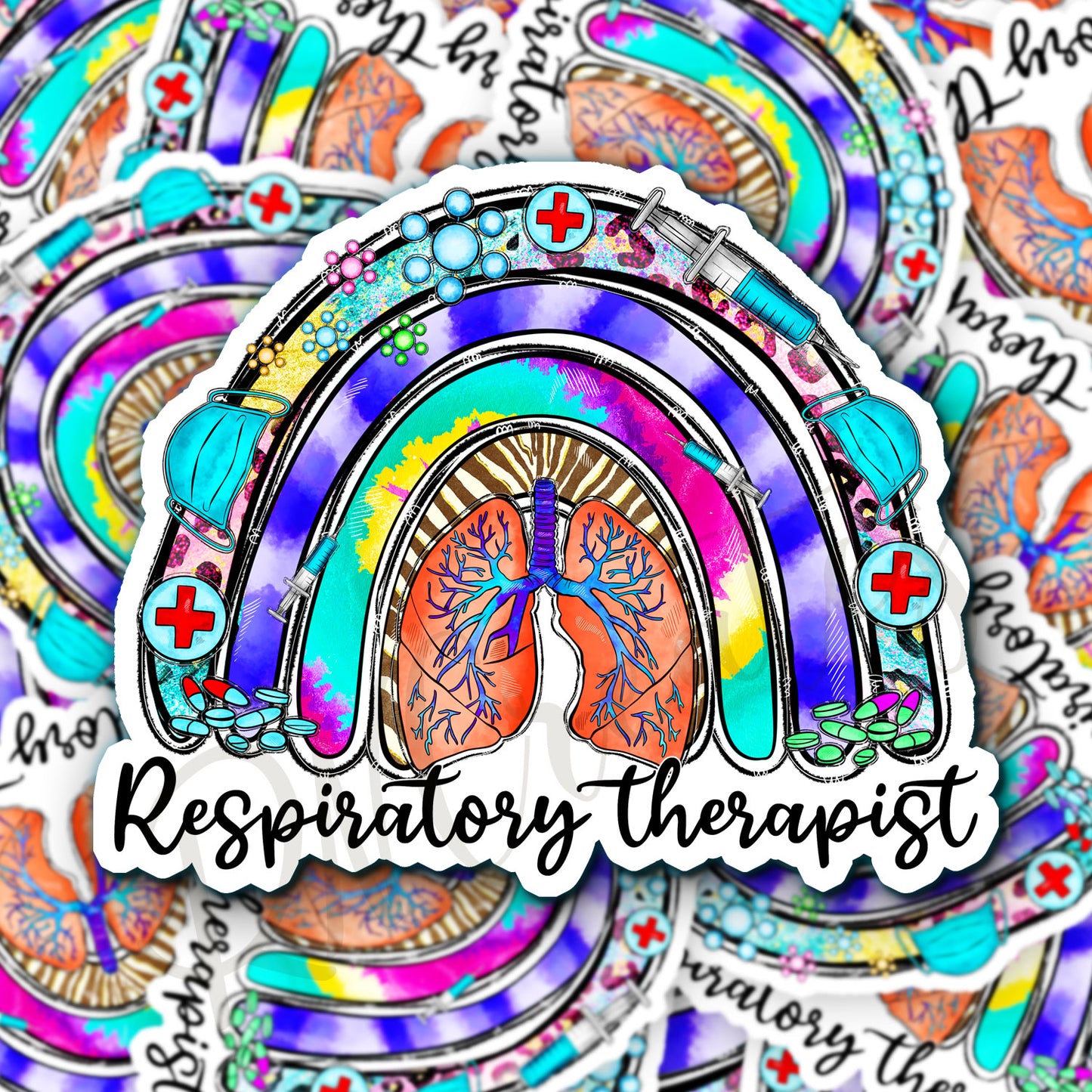 Respiratory Therapist Sticker - RT Sticker - RT Gift - Decorative Sticker - Sticker