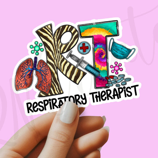 Respiratory Therapist Sticker - RT Sticker - RT Gift - Decorative Sticker - Sticker