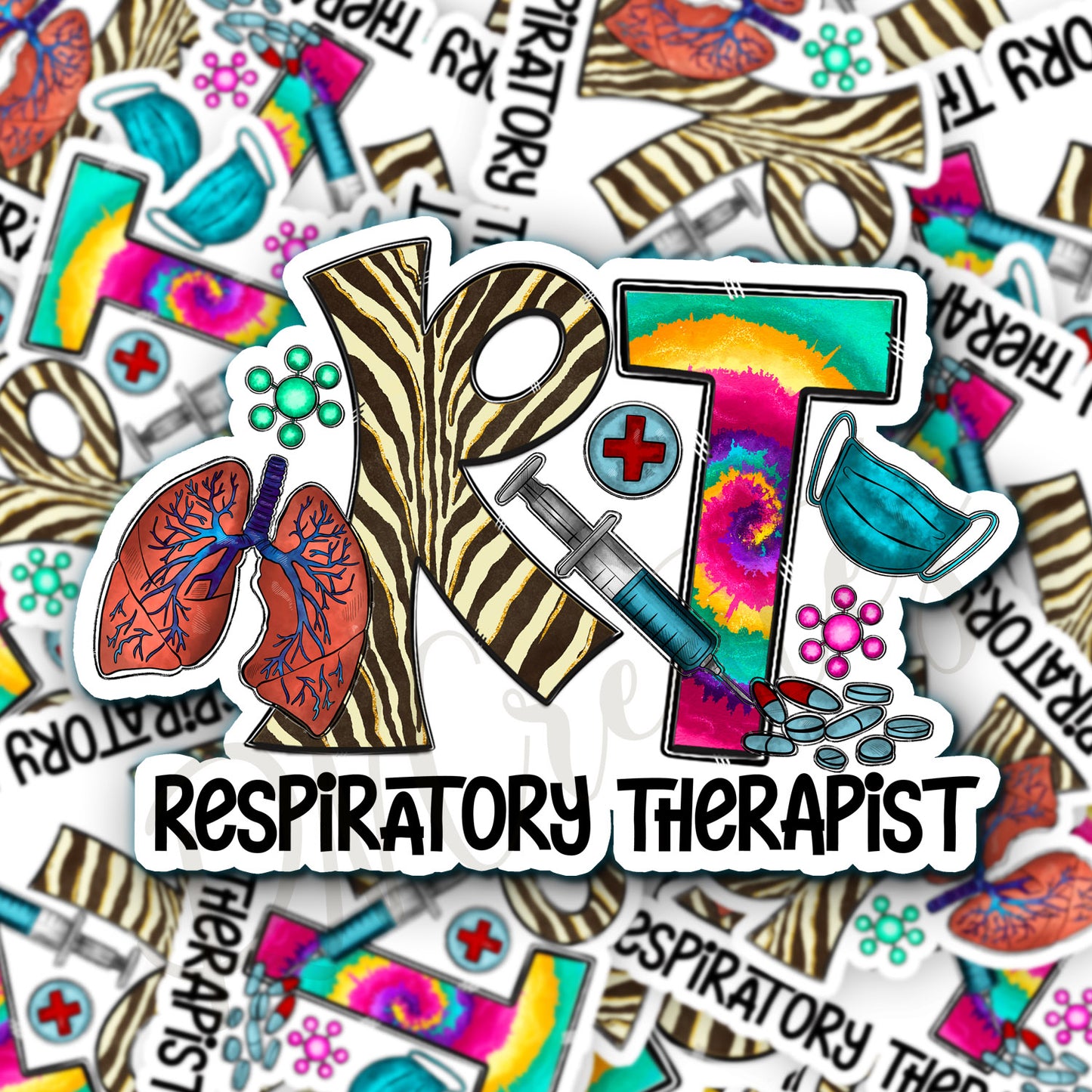 Respiratory Therapist Sticker - RT Sticker - RT Gift - Decorative Sticker - Sticker