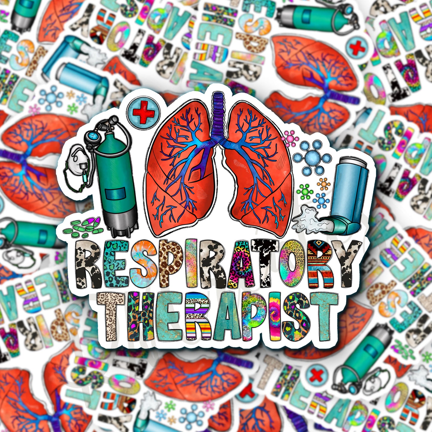 Respiratory Therapist Sticker - RT Sticker - RT Gift - Decorative Sticker - Sticker