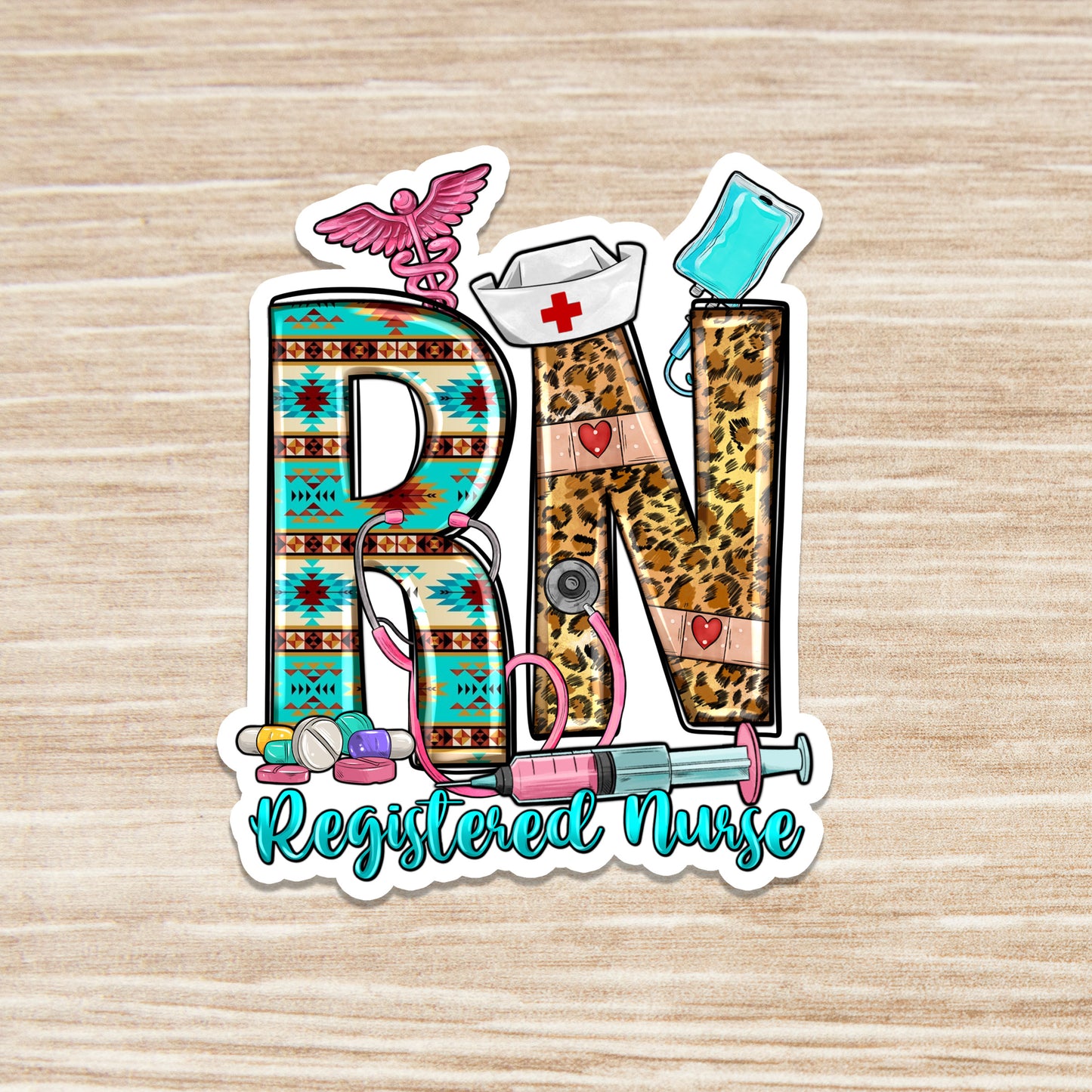 Nurse Sticker - RN Sticker - Nurse Gift - Decorative Sticker - Sticker