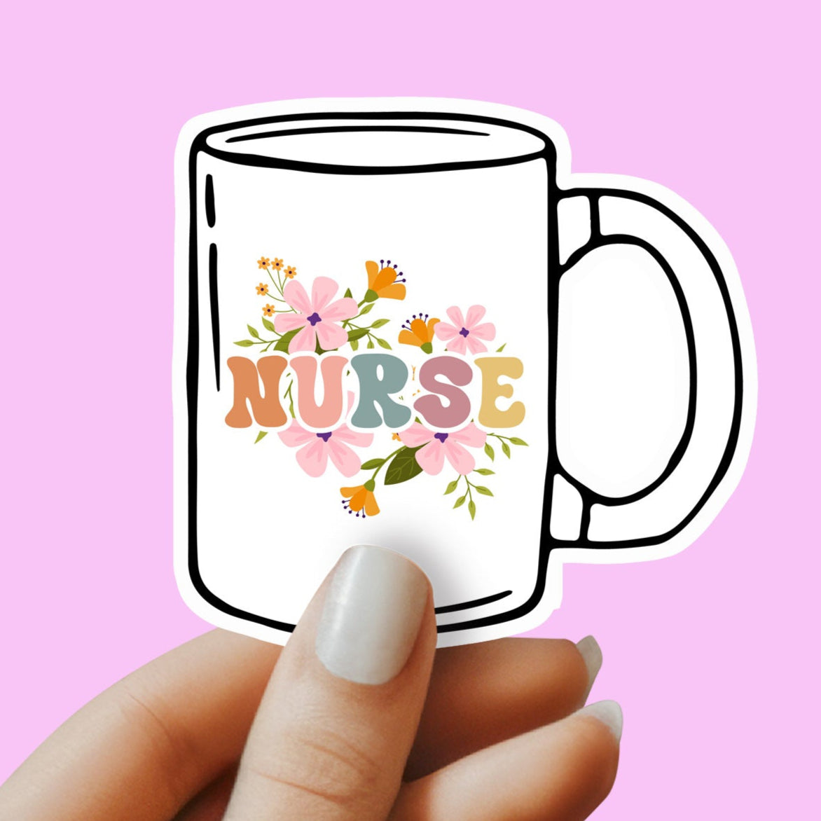 Nurse Sticker - RN Sticker - Nurse Gift - Decorative Sticker - Sticker