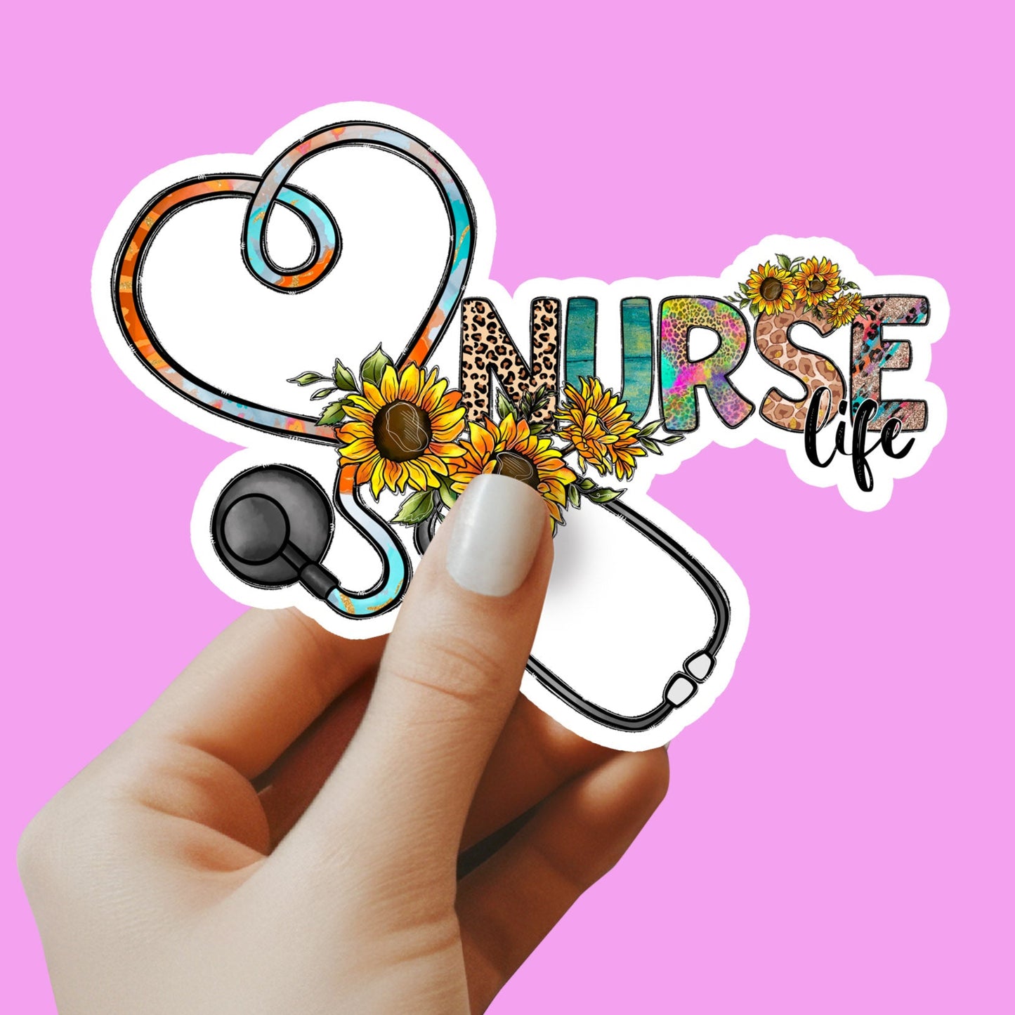 Nurse Life Sticker - Nurse Sticker - RN Sticker - Nurse Gift - Decorative Sticker - Sticker