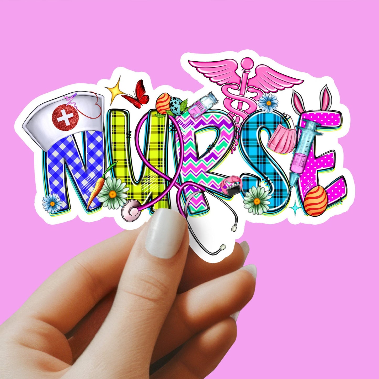 Nurse Sticker - RN Sticker - Nurse Gift - Decorative Sticker - Sticker