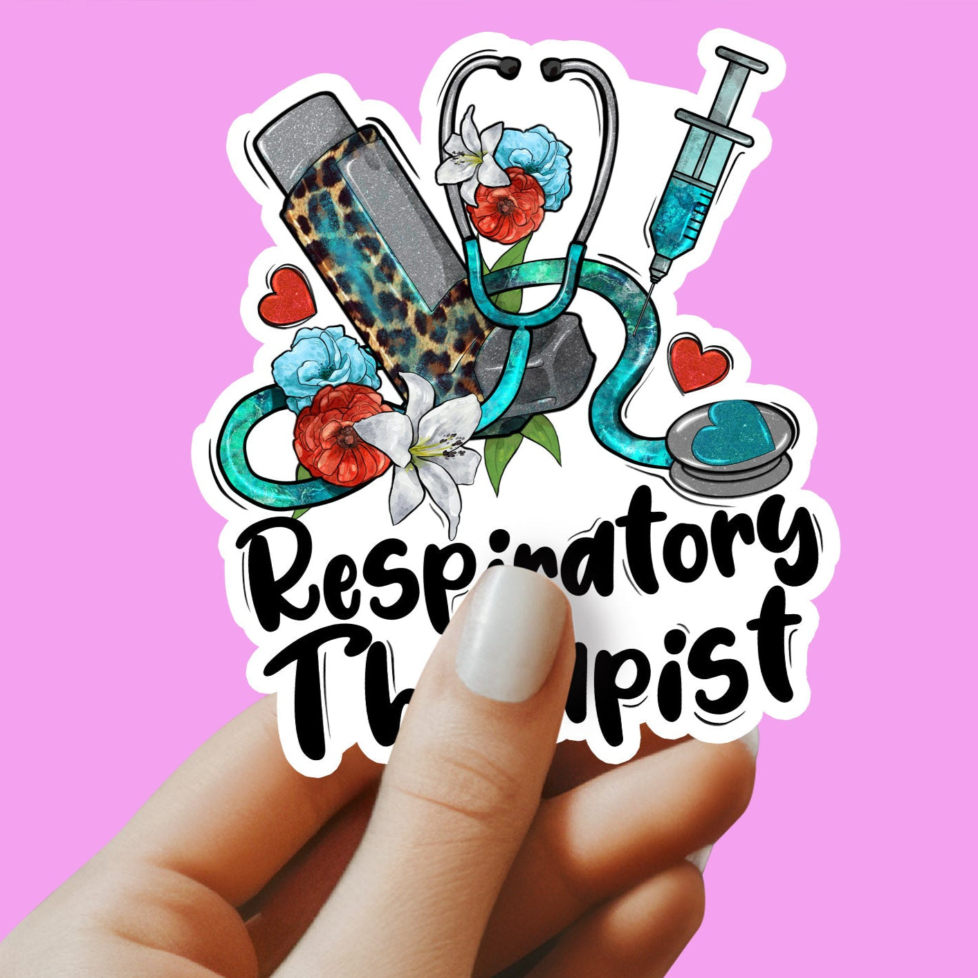 Respiratory Therapist Sticker - RT Sticker - RT Gift - Decorative Sticker - Sticker