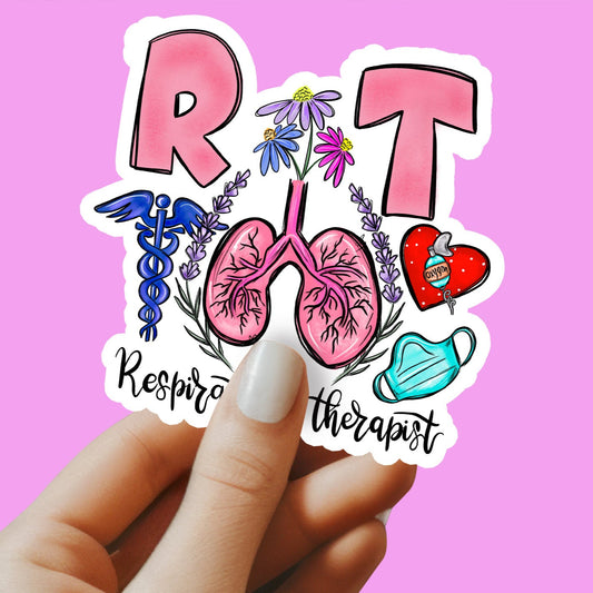 Respiratory Therapist Sticker - RT Sticker - RT Gift - Decorative Sticker - Sticker