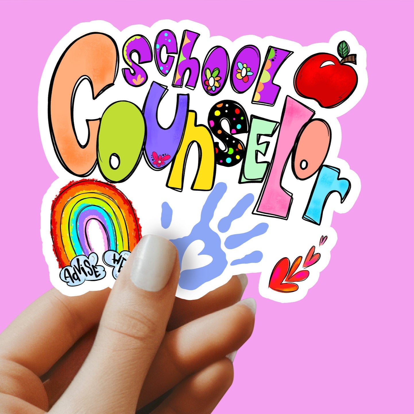 School Counselor Sticker - Decorative Sticker - Sticker