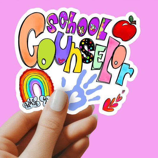 School Counselor Sticker - Decorative Sticker - Sticker