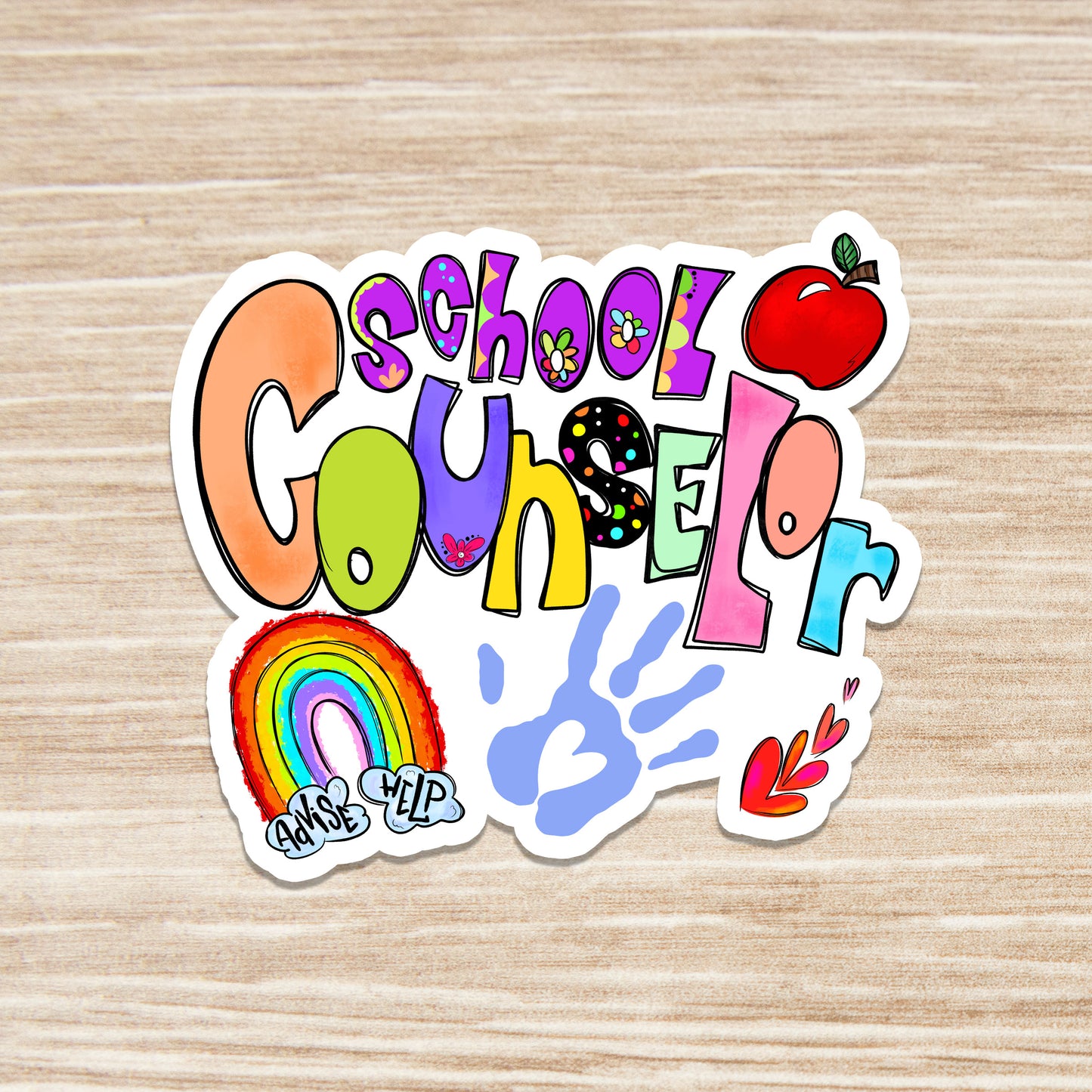 School Counselor Sticker - Decorative Sticker - Sticker