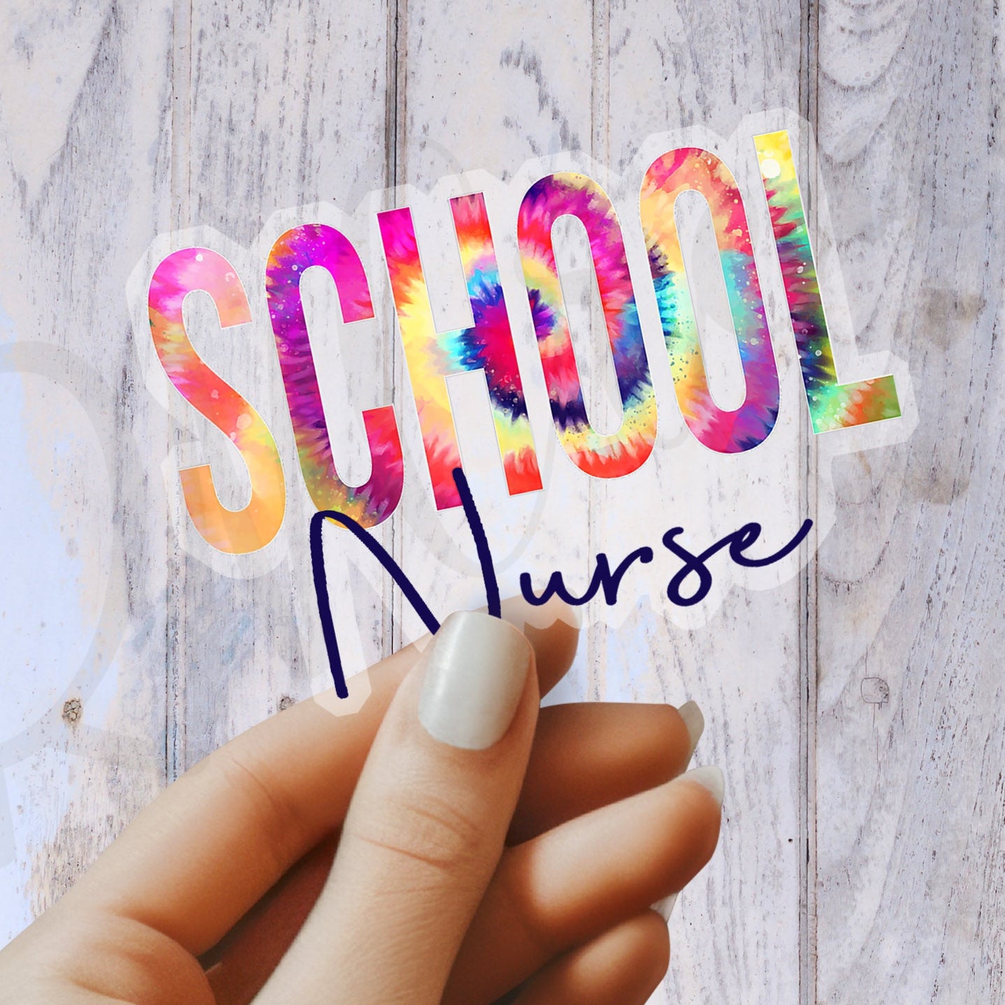 School Nurse Sticker - School RN Sticker - Nurse Gift - Decorative Sticker - Sticker