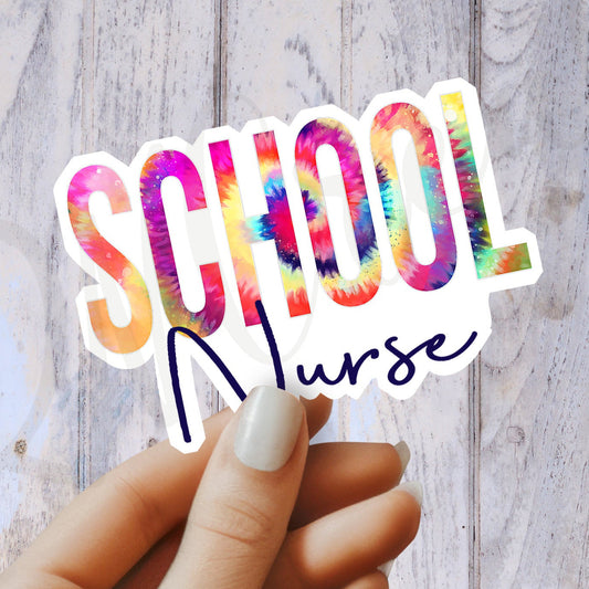 School Nurse Sticker - School RN Sticker - Nurse Gift - Decorative Sticker - Sticker