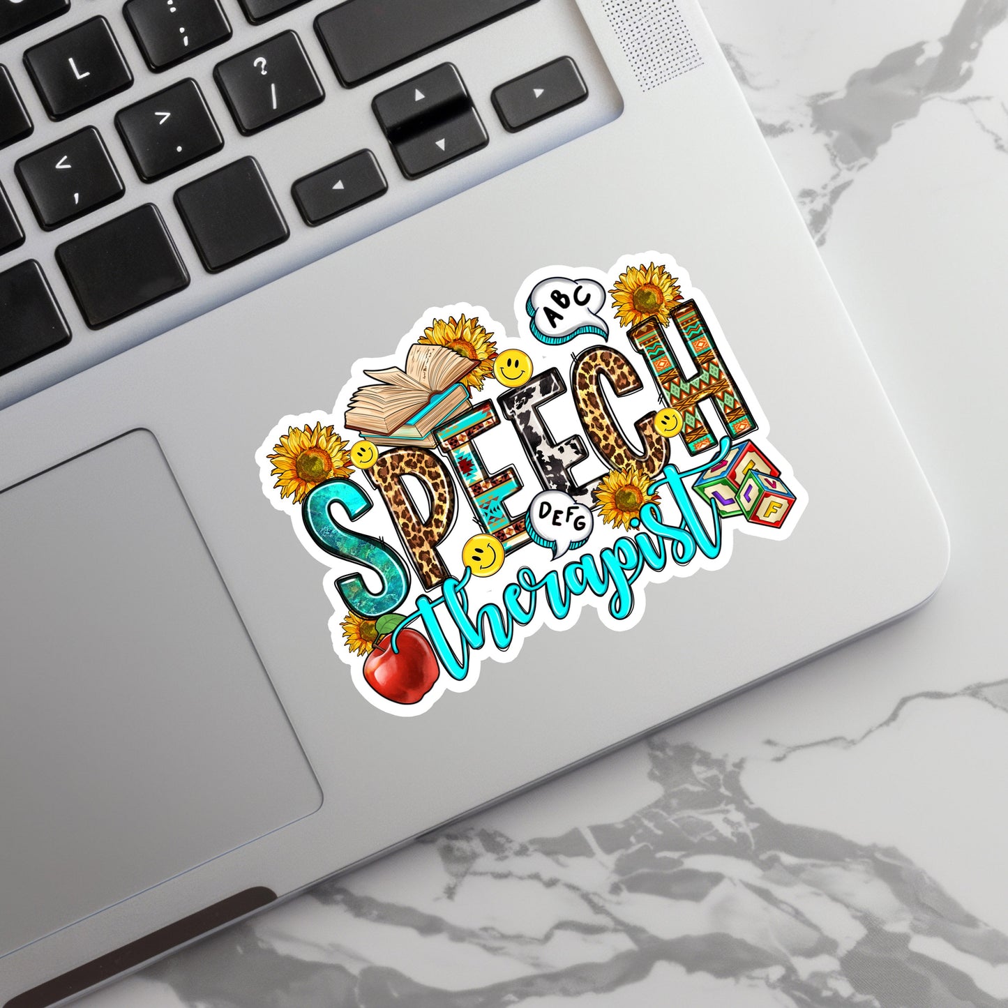 Speech Therapist Sticker - Speech Therapy Sticker - ST Sticker - Decorative Sticker - Sticker