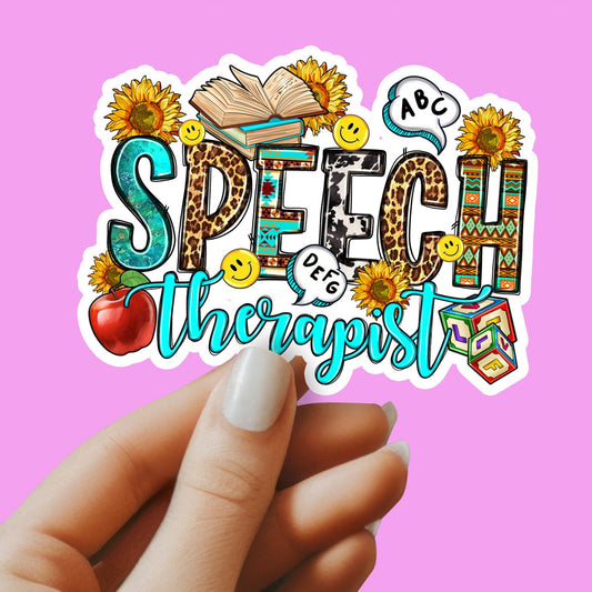 Speech Therapist Sticker - Speech Therapy Sticker - ST Sticker - Decorative Sticker - Sticker