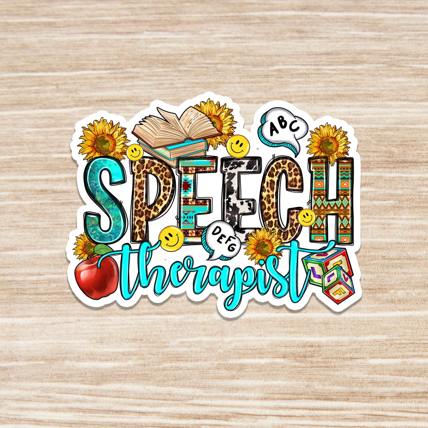 Speech Therapist Sticker - Speech Therapy Sticker - ST Sticker - Decorative Sticker - Sticker