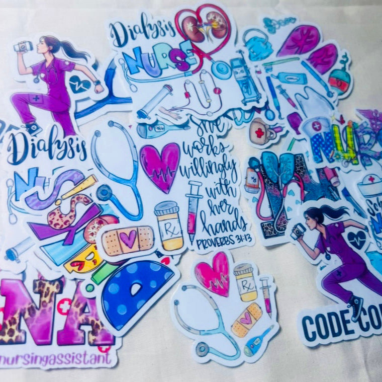 Assorted Stickers - Any 5 Stickers