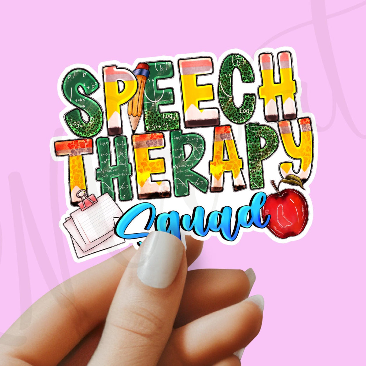 Speech Therapy Squad Sticker - Speech Therapist Sticker - ST Sticker - Decorative Sticker - Sticker