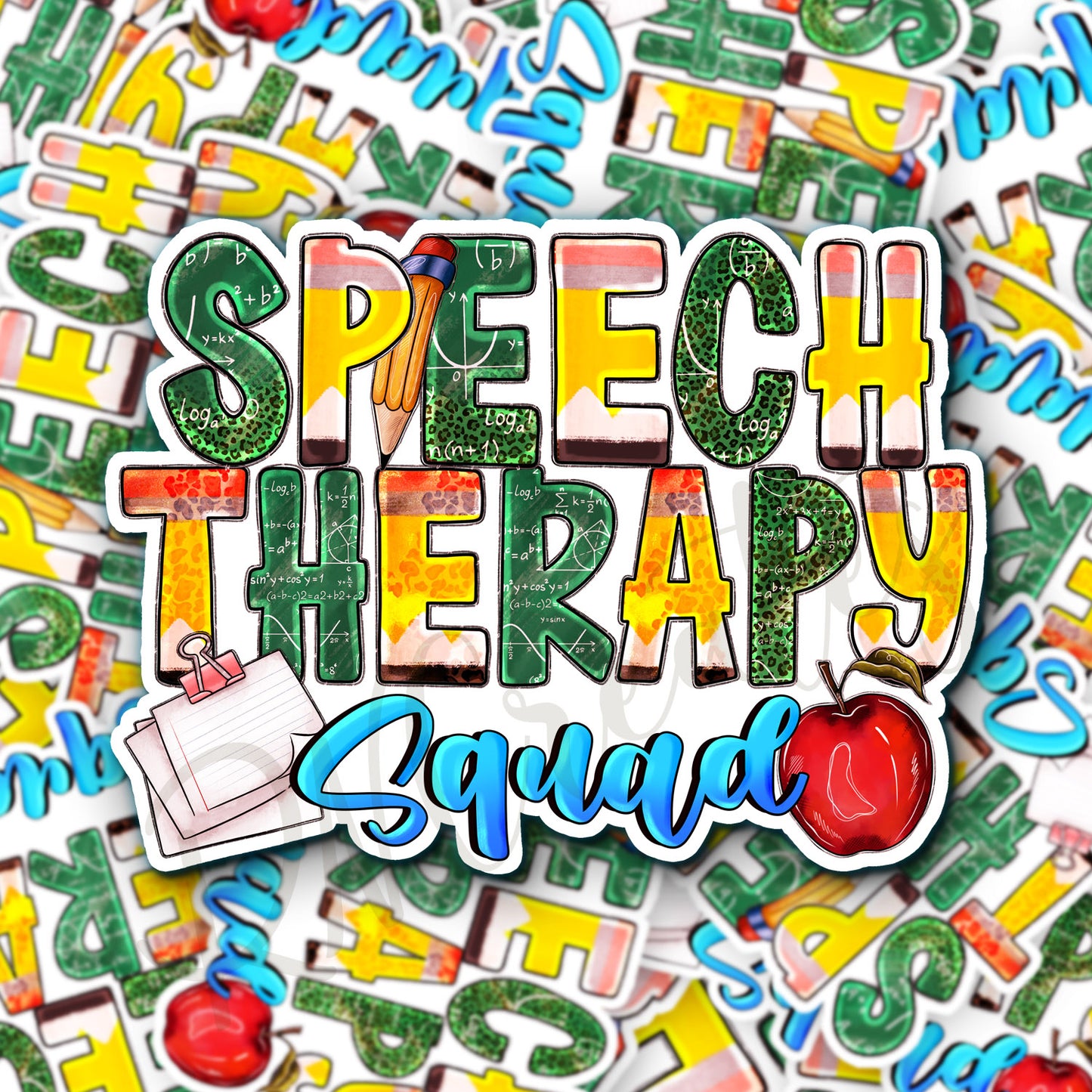 Speech Therapy Squad Sticker - Speech Therapist Sticker - ST Sticker - Decorative Sticker - Sticker