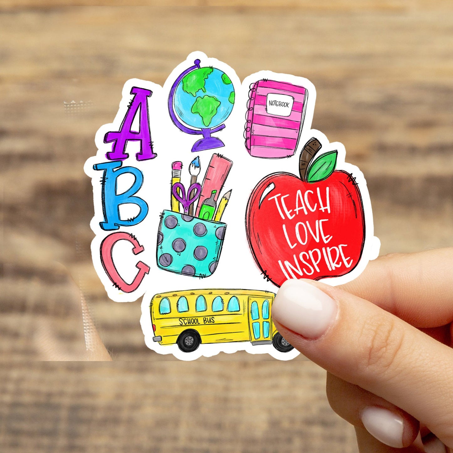 Teacher Sticker - Teacher Gift - Decorative Sticker - Sticker