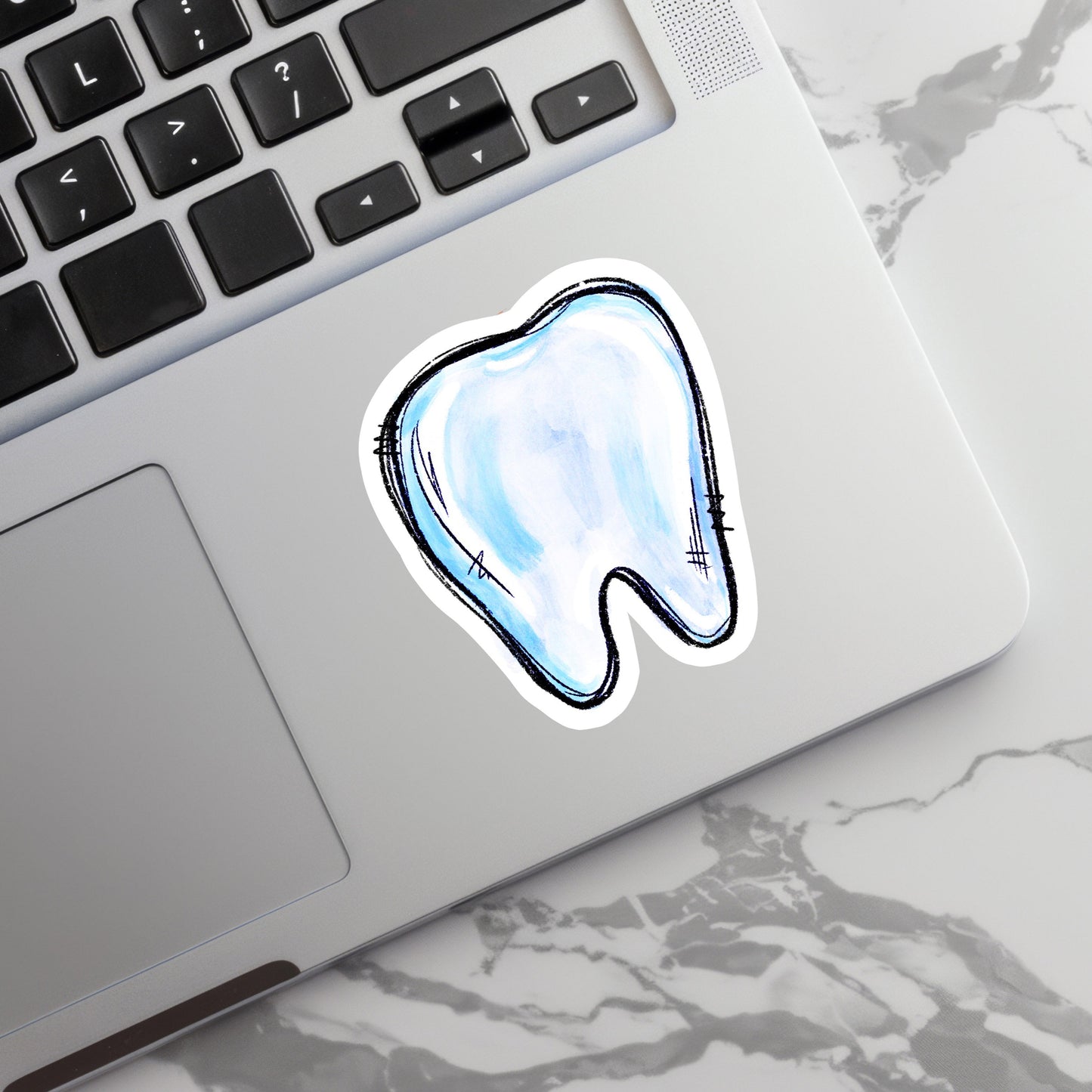 Tooth Sticker - Dental Sticker - Dentist Sticker - Dentist Gift - Decorative Sticker - Sticker