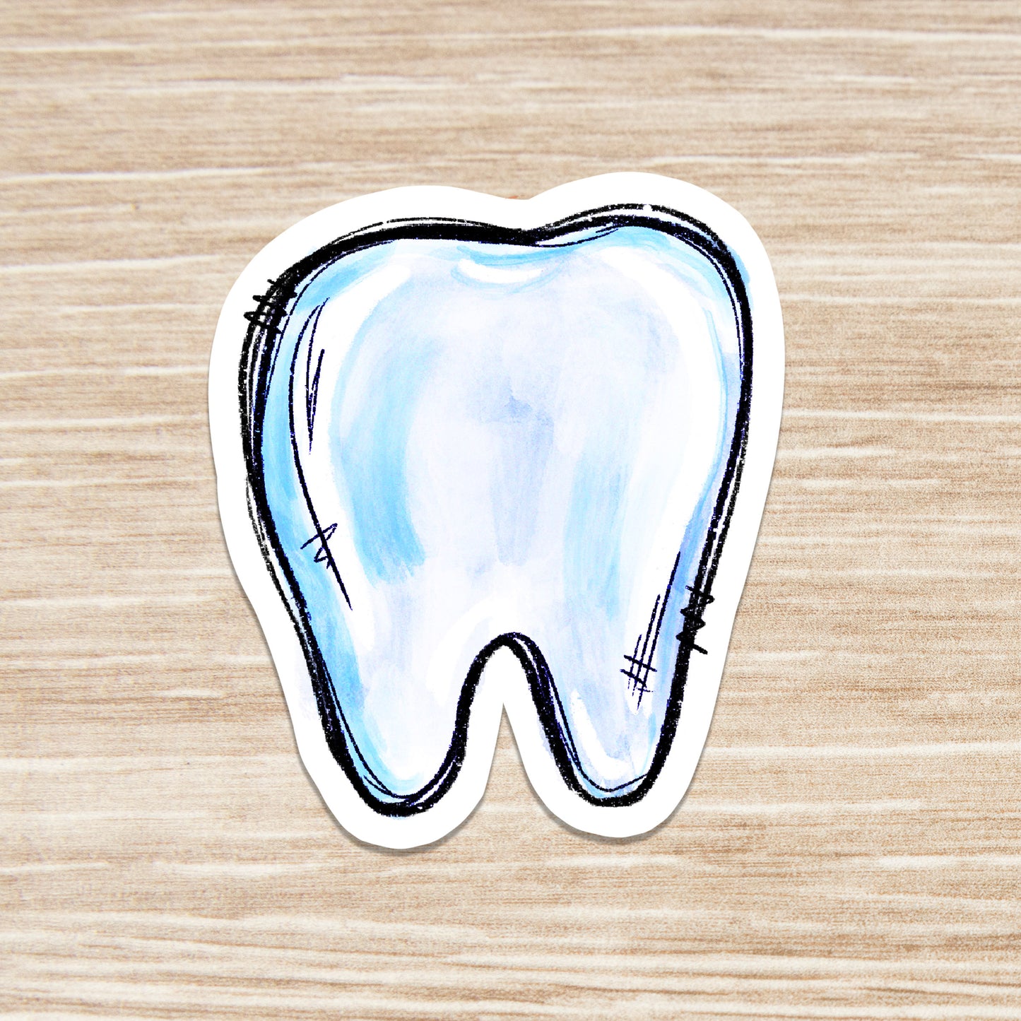 Tooth Sticker - Dental Sticker - Dentist Sticker - Dentist Gift - Decorative Sticker - Sticker