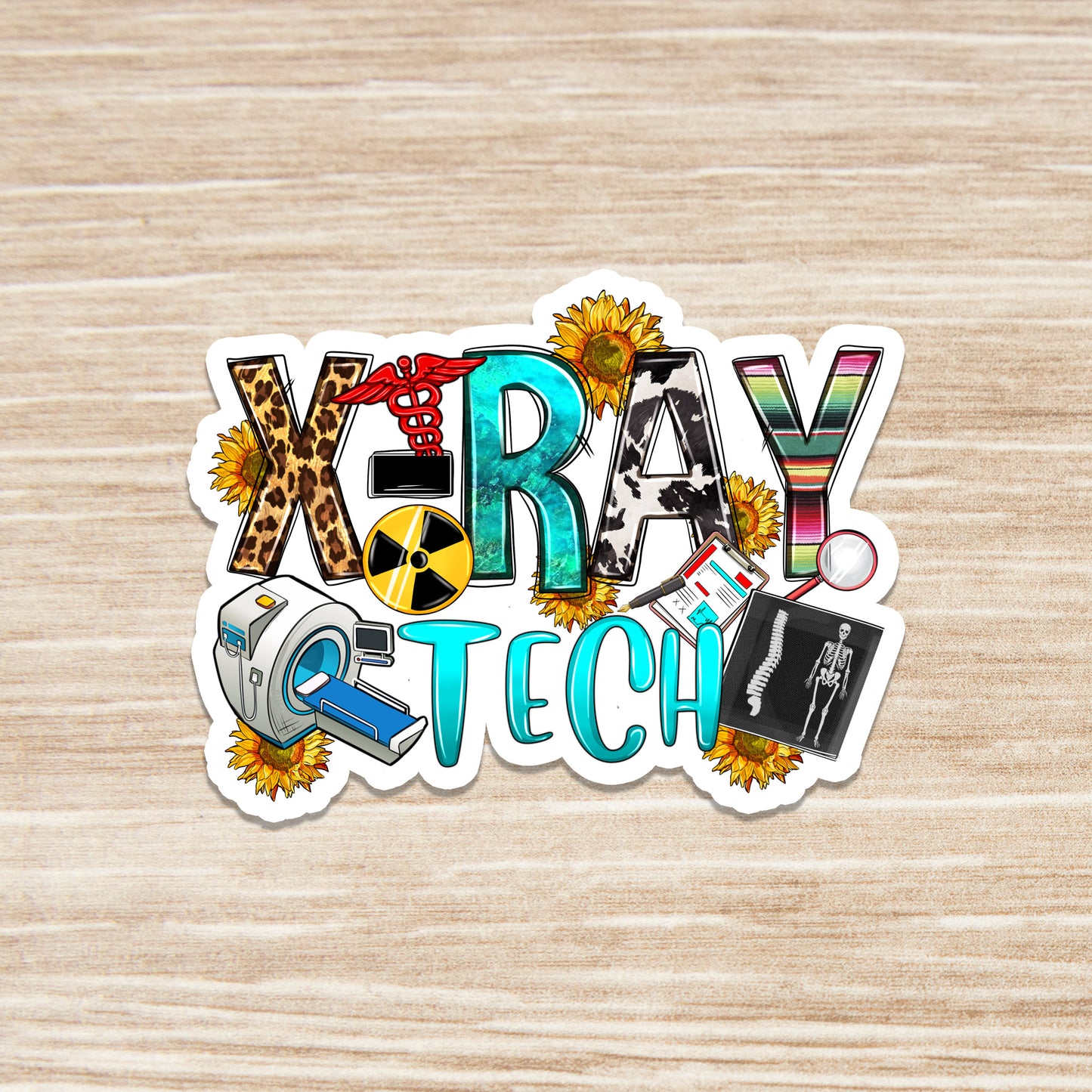 Xray Tech Sticker - Radiologist Sticker - Decorative Sticker - Sticker